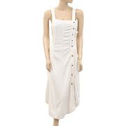 Daily Practice by Anthropologie Asymmetrical Buttondown Apron Dress S