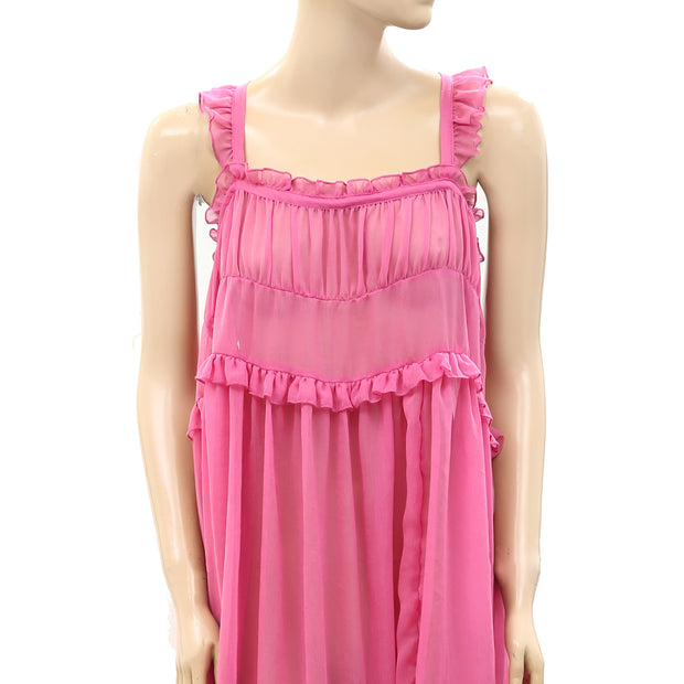 Intimately Free People Moon Phase Midi Slip Dress