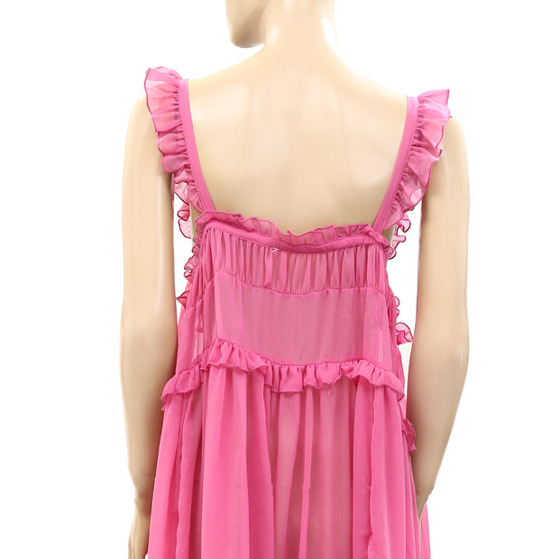 Intimately Free People Moon Phase Midi Slip Dress