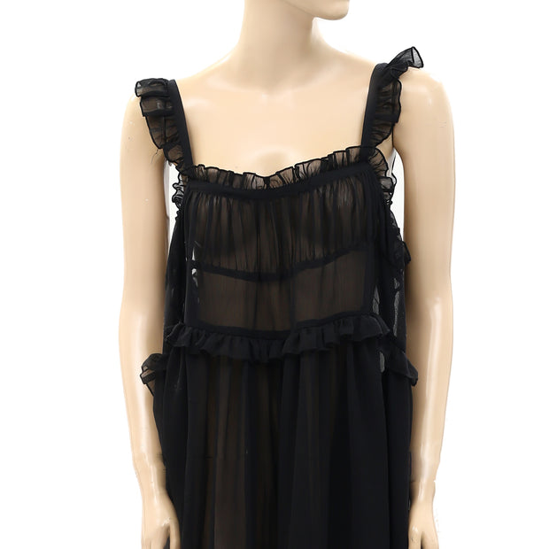 Intimately Free People Moon Phase Midi Slip Dress