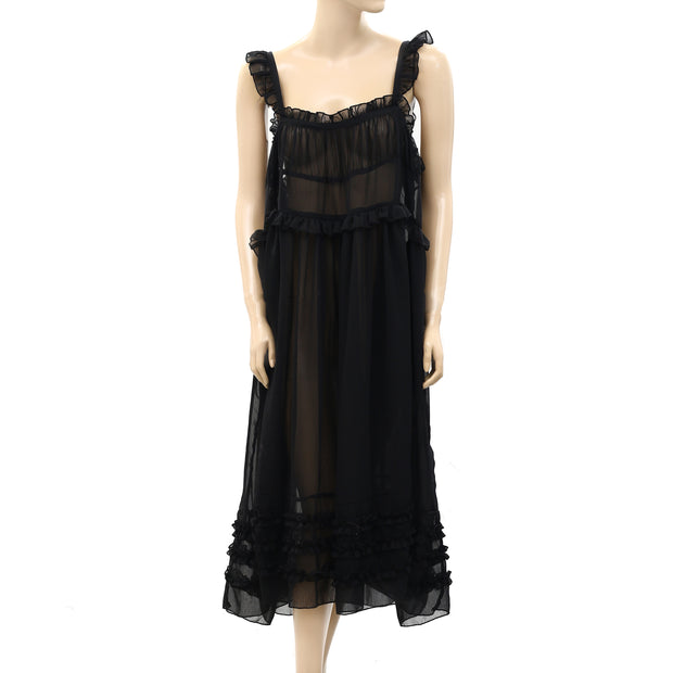 Intimately Free People Moon Phase Midi Slip Dress