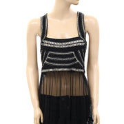 Free People Midnight Melodies Maxi Top