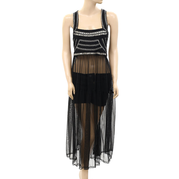 Free People Midnight Melodies Maxi Top