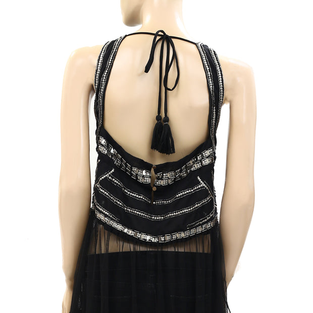 Free People Midnight Melodies Maxi Top