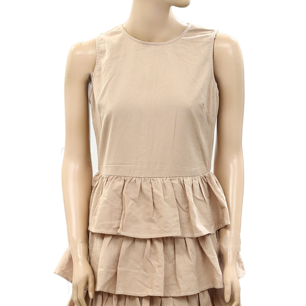 Velvet Graham & Spencer Anthropologie Tiered Midi Dress