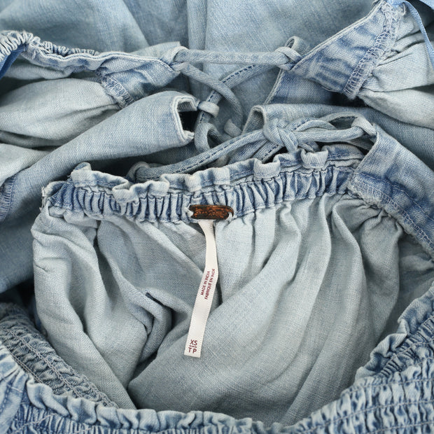 Free People Daphne Denim Mini Dress
