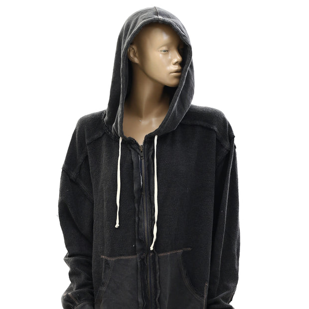 Free People Coming In Hot Hoodie Top L