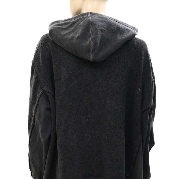 Free People Coming In Hot Hoodie Top L