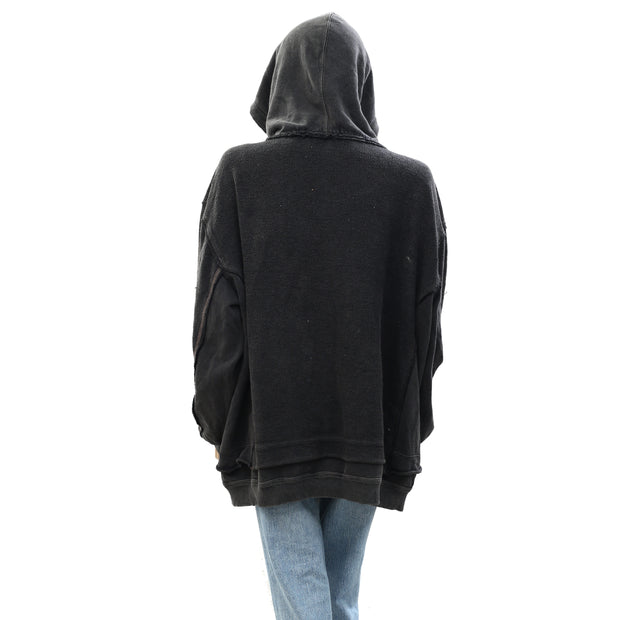 Free People Coming In Hot Hoodie Top L