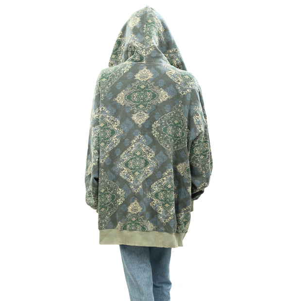Free People We The Free It's A Vibe Printed Hoodie Top  XL