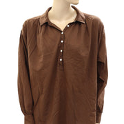 Nili Lotan Miles Tunic Shirt Top S