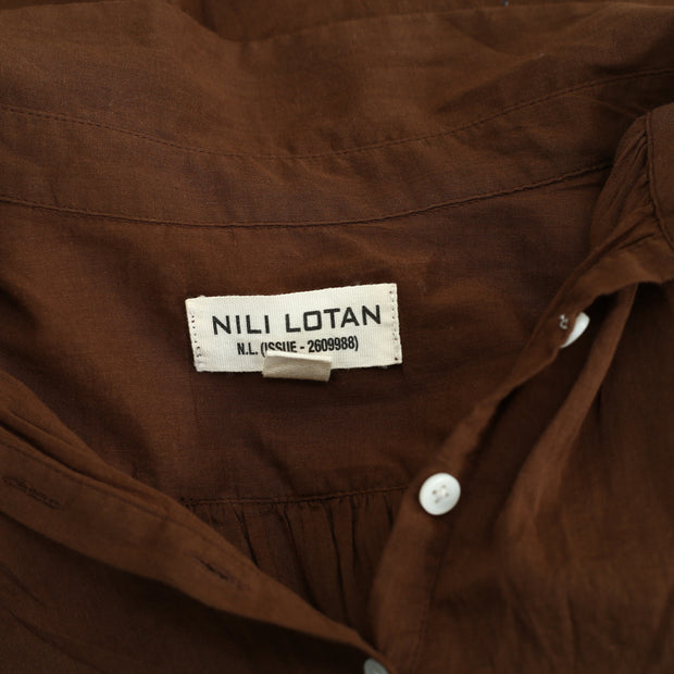 Nili Lotan Miles Tunic Shirt Top S
