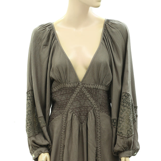 Free People Southwest Lace Maxi Dress S