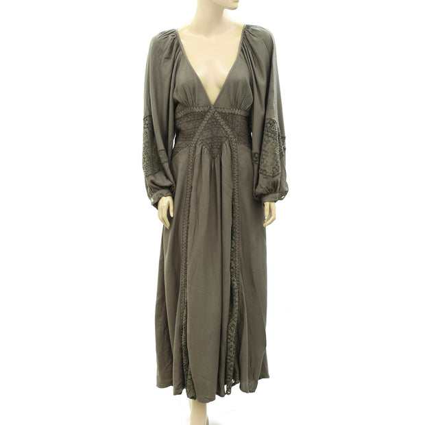 Free People Southwest Lace Maxi Dress S