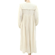Sea New York Solid Long Sleeve Maxi Dress