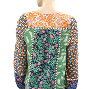 Maeve Anthropologie Printed Blouse Top