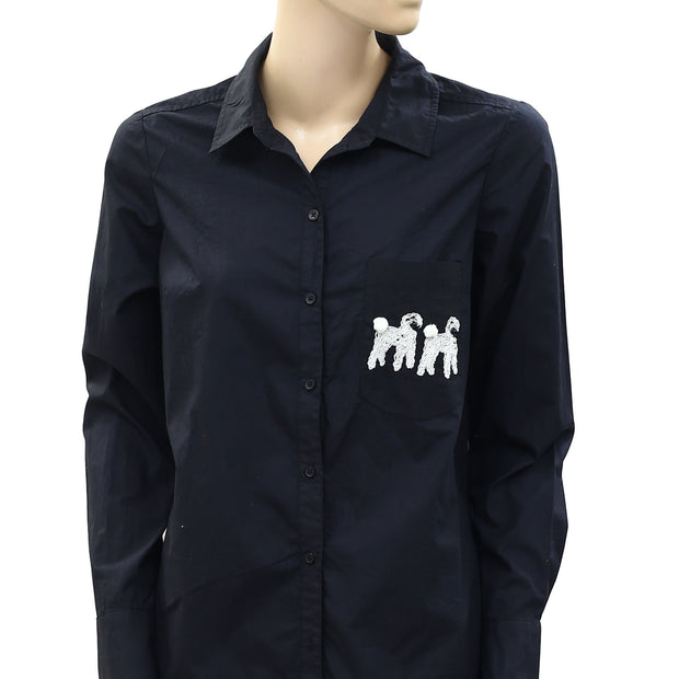 Maeve Anthropologie Buttondown Shirt Blouse Top S