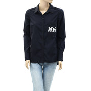 Maeve Anthropologie Buttondown Shirt Blouse Top S