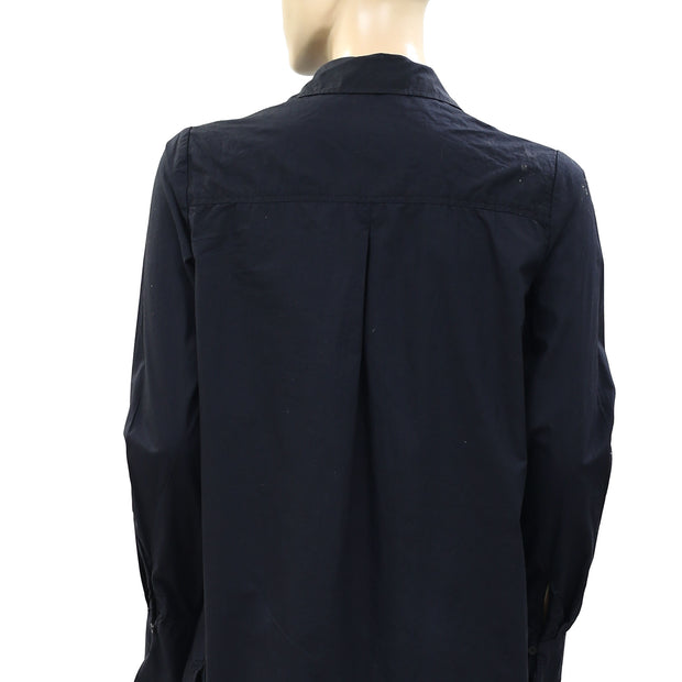 Maeve Anthropologie Buttondown Shirt Blouse Top S
