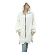 Free People Solid Zip-up Hoodie Jacket Top