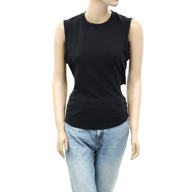 Pilcro Anthropologie Sustainable Tie-Back Tank Blouse Top XS