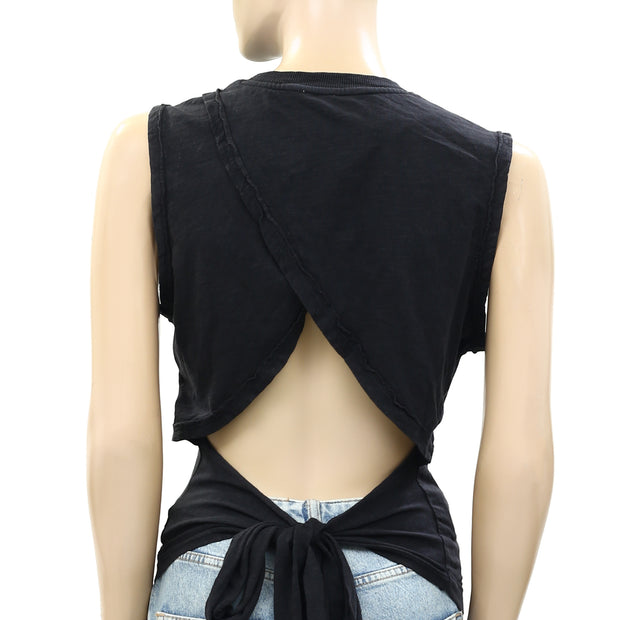 Pilcro Anthropologie Sustainable Tie-Back Tank Blouse Top XS