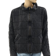 Free People Dolman Quilted Knit Jacket Top XS
