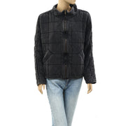 Free People Dolman Quilted Knit Jacket Top XS