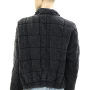Free People Dolman Quilted Knit Jacket Top XS