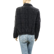 Free People Dolman Quilted Knit Jacket Top XS