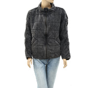 Free People Dolman Quilted Knit Jacket Top XS