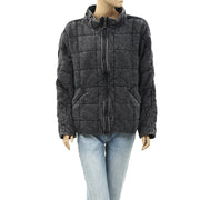 Free People Dolman Quilted Knit Jacket Top S
