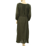 The Great The Shoreline Cover-Up Buttondown Midi Dress S-1