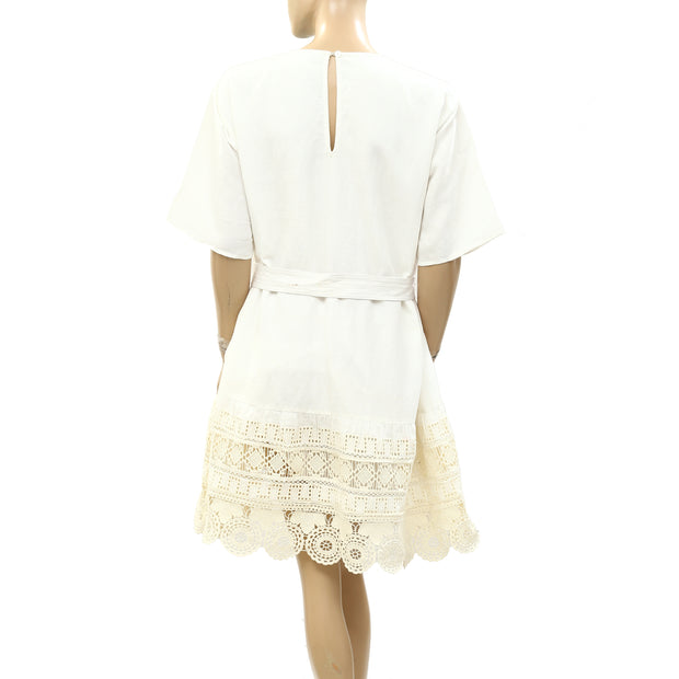 Sea New York Crochet Lace Mini Dress M