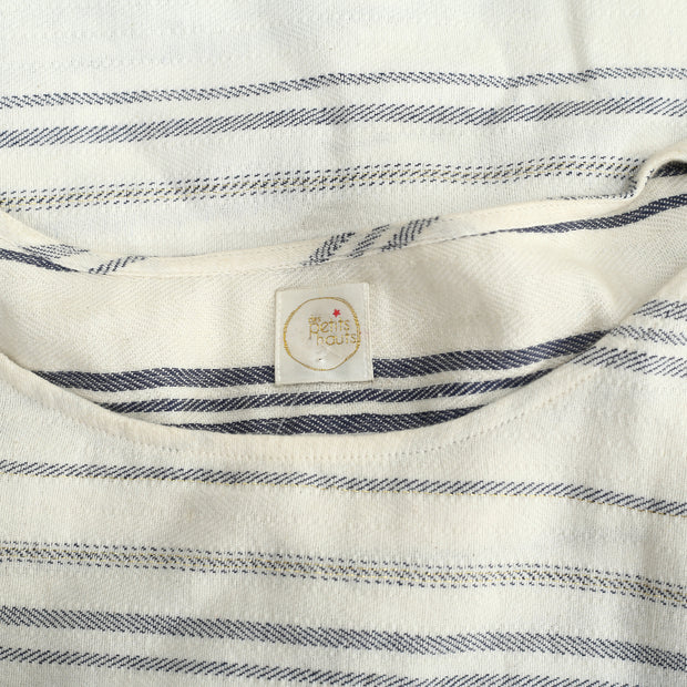Des Petits Hauts Striped Printed Blouse Top S