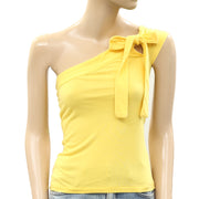 Anthropologie Maeve One-Shoulder Bow Blouse Top XXS