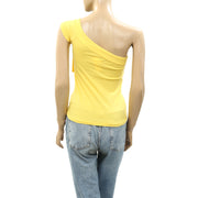 Anthropologie Maeve One-Shoulder Bow Blouse Top XXS