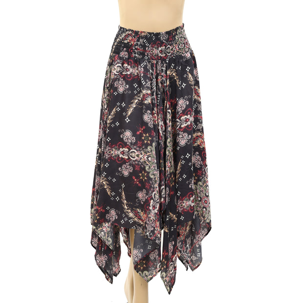 Odd Molly Anthropologie Another Day Midi Skirt S