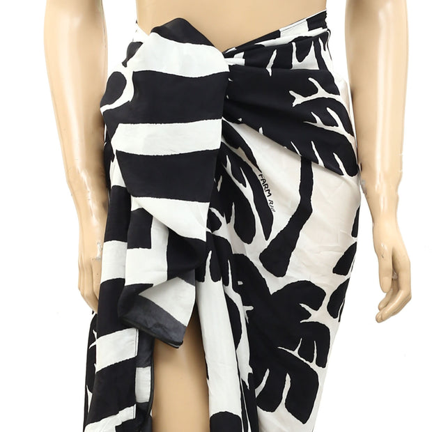Farm Rio Anthropologie Coconut Panneaux Maxi Skirt O\S