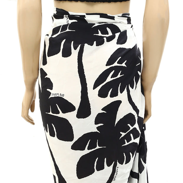 Farm Rio Anthropologie Coconut Panneaux Maxi Skirt O\S