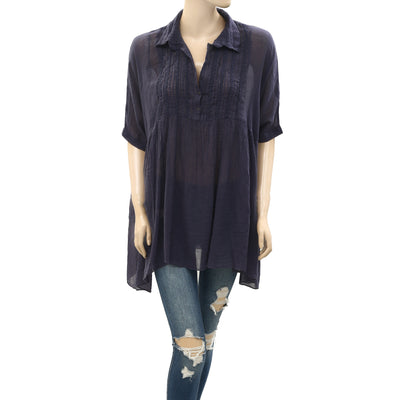 Free People Fp One Aiden Shirt Tunic Top