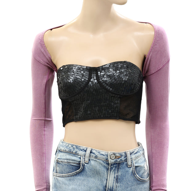 Out From Under Urban Outfitters Allie Ruched Shrug Cover-up Top XS