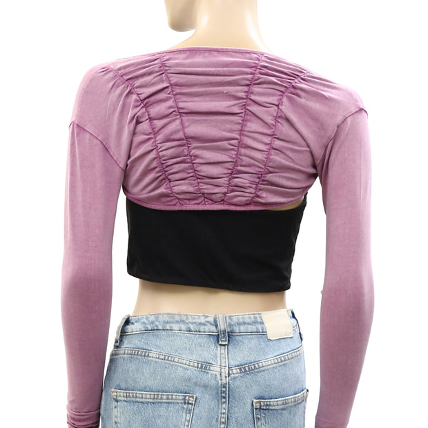 Out From Under Urban Outfitters Allie Ruched Shrug Cover-up Top XS