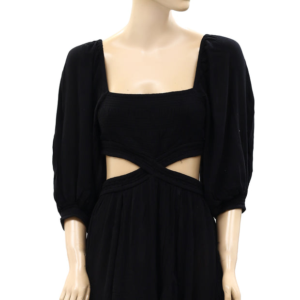 Free People Free-est Cross My Heart Maxi Dress S