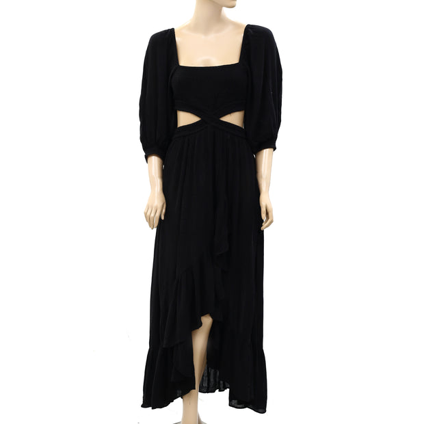 Free People Free-est Cross My Heart Maxi Dress S