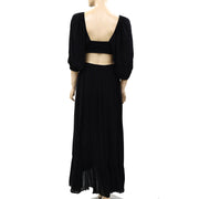 Free People Free-est Cross My Heart Maxi Dress S