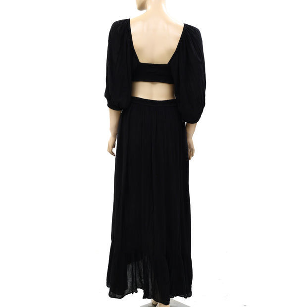 Free People Free-est Cross My Heart Maxi Dress S