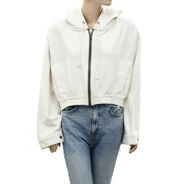 Free People FP Movement Mix Up Sweatshirt Hoodie Top M