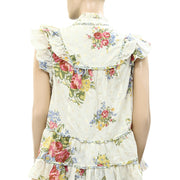Love The Label Anthropologie Helena Ivory Blouse Top S