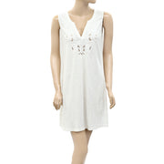 Lilly Pulitzer Floral Cutout Embroidered Mini Dress